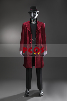 Picture of Charlie and the Chocolate Factory Willy Wonka Cosplay Costume Velvet Version C08777