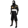 Imagen de la película Mighty Morphin Power Rangers Zack Black Ranger Ninja Cosplay disfraz C08796