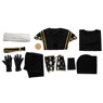 Imagen de la película Mighty Morphin Power Rangers Zack Black Ranger Ninja Cosplay disfraz C08796