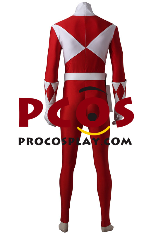 Mighty Morphin Power Rangers Jason Lee Scott Red Ranger Cosplay Costume ...