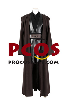 Photo de la vengeance des Sith/attaque des Clones, Costume de Cosplay Anakin Skywalker dark vador amélioré C00359S