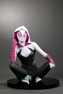 Bild von Across the Spider-Verse Gwen Stacy Cosplay-Kostüm C01006