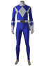 Imagen de Mighty Morphin Power Rangers Tricera Ranger Dan Blue Ranger Disfraz de cosplay C08835