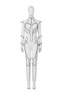 Immagine di E se...? Costume cosplay abito bianco Hela C08845