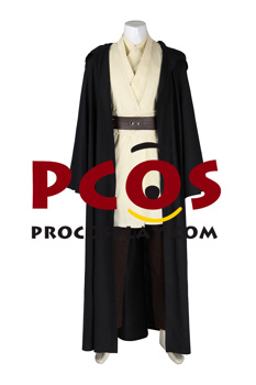 Photo de l'épisode I - La menace fantôme Qui-Gon Jinn Cosplay Costume C08846