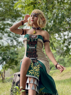 Immagine di Pronto per la spedizione The Legend of Zelda: Tears of the Kingdom Hyrule Princess Zelda Costume Cosplay C08179