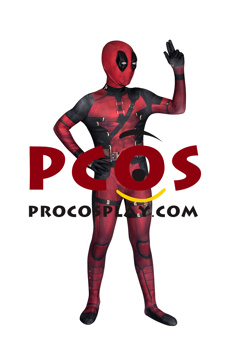 Picture of New Deadpool 3 Wade Wilson Cosplay Jumpsuit For Kids C08855