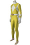 Photo de Mighty Morphin Power Rangers Costume de Cosplay Ranger jaune C08886 Version masculine