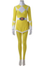 Imagen de Mighty Morphin Power Rangers Yellow Ranger Disfraz de cosplay C08885 Versión femenina