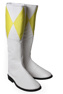 Photo de Mighty Morphin Power Rangers Costume de cosplay Ranger jaune C08885 Version féminine