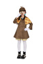 Immagine di Principessa Peach: Showtime Detective Peach Costume Cosplay C08947 Versione per bambini