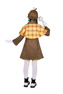 Immagine di Principessa Peach: Showtime Detective Peach Costume Cosplay C08947 Versione per bambini