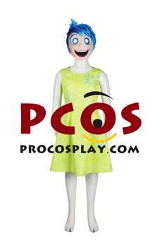 Picture of Movie Inside Out 2 Joy Kids Cosplay Costume Dress C08987