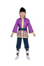 Picture of Princess Peach: Showtime Kung Fu Peach Cosplay Costume Child Version C08955