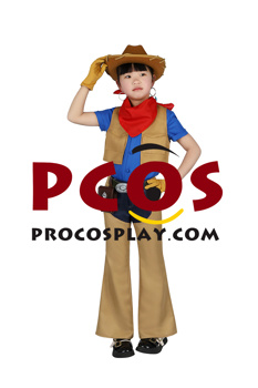 Picture of Princess Peach: Showtime Cowboy Peach Cosplay Costume Child Version C08961