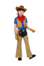 Picture of Princess Peach: Showtime Cowboy Peach Cosplay Costume Child Version C08961