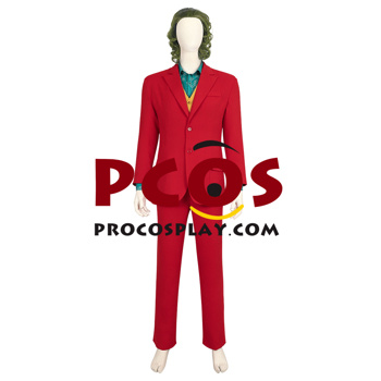 Picture of Joker: Folie à Deux Joker Arthur Fleck Cosplay Costume Red Suit Twill Thread Version C09018