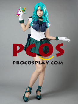 Picture of Ready to Ship Sailor Moon Sailor Neptune Kaiou Michiru Cosplay Costume mp000515
