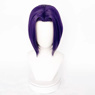 Picture of Teen Titans Raven Cosplay Wigs C09109 Dark Purple Central Parting Version