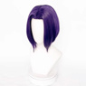 Picture of Teen Titans Raven Cosplay Wigs C09109 Dark Purple Central Parting Version