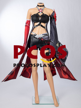 Picture of Game Honkai: Star Rail Raiden Bosenmori Mei Cosplay Costume C09025E-B Red Version