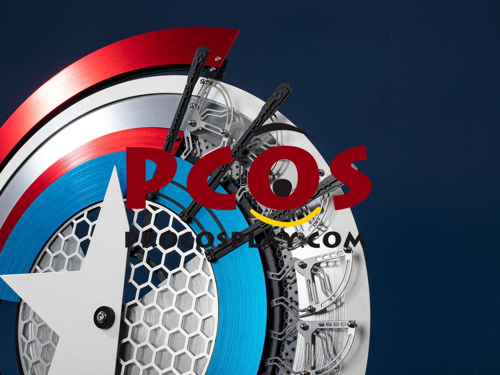 Deadpool 3 Deadpool and Wolverine Captain America Steve Rogers Cosplay Shield C09149 Aluminum