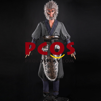 Picture of Game Black Myth: Wukong the Destined One Cosplay Costume C09193 Tiger Hide Loincloth Set