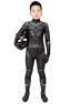 Picture of 【Flash Sale】 Civil War T'Challa Black Panther Cosplay Costume Jumpsuit For Kid C00253