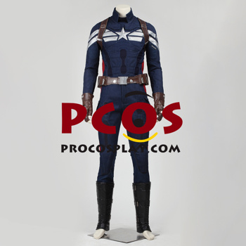 Picture of Ready to Ship Captain America: The Winter Soldier Steve Rogers Cosplay Costume C00750