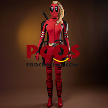 Picture of Ready to Ship Deadpool 3 Deadpool & Wolverine Lady Deadpool Wanda Wilson Cosplay Costume C09139