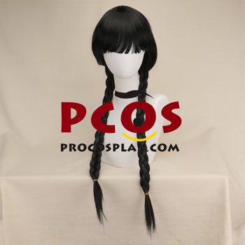 Picture of Ready to Ship New TV Show Wednesday Addams Wednesday Cosplay Wig C07223