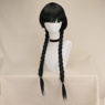 Picture of Ready to Ship New TV Show Wednesday Addams Wednesday Cosplay Wig C07223