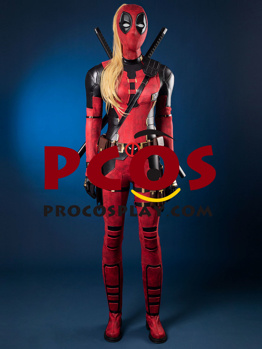 Picture of Ready to Ship Deadpool 3 Deadpool & Wolverine Wade Wilson Cosplay Costume C09104( Female Version)