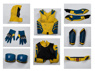 Picture of Deadpool 3 Deadpool & Wolverine Logan James Howlett Wolverine Cosplay Costume C09225S Distressed Version