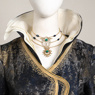 Picture of Wicked Madame Morrible Cosplay Costume Embroidered Version C09245
