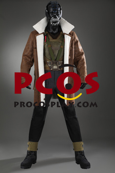 Picture of The Dark Knight Rises Bane Cosplay Costume With Helmet C09239