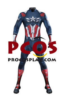 Picture of Captain America 4 Falcon Sam Wilson Cosplay Jumpsuit With Soles C09269