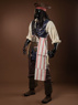 Picture of Pirates of the Caribbean 5 Captain Jack Sparrow Cosplay Costume C09129 Upgraded Version