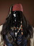 Picture of Ready to Ship Pirates of the Caribbean 5 Captain Jack Sparrow Cosplay Costume C09129 Upgraded Version