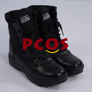 Picture of Game Resident Evil 4 Remake Leon S. Kennedy Cosplay Boots C07613