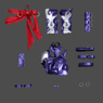 Picture of Game Rivals Psylocke Cosplay Costume PU Version C09358