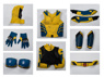 Picture of Ready to Ship Deadpool 3 Deadpool & Wolverine Logan James Howlett Wolverine Cosplay Costume C09386 Distressed Version 113 Chart