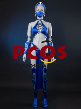 Picture of Mortal Kombat Kitana Cosplay Costume PCS Version FY0032
