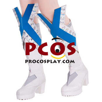 Picture of Game Rivals White Queen Emma Grace Frost Cosplay Boots C09436