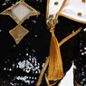 Picture of KPop Demon Hunters HUNTR/X Zoey Black Golden Cosplay Costume Budget-friendly Version C09544E