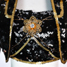 Picture of KPop Demon Hunters HUNTR/X Mira Black Golden Cosplay Costume Budget-friendly Version C09545E