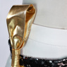 Picture of KPop Demon Hunters HUNTR/X Mira Black Golden Cosplay Costume Budget-friendly Version C09545E