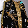 Picture of KPop Demon Hunters HUNTR/X Rumi Black Golden Cosplay Costume Budget-friendly Version C09546E
