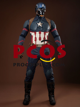 Picture of PRESALE Infinity War Captain America Steve Rogers Cosplay Costume Silicone Upgraded Version C09530