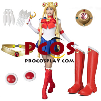 Picture of Tsukino Usagi Serena From Sailor Moon Cosplay Costumes Set mp000139